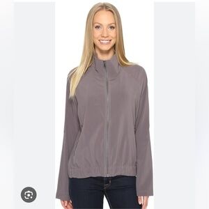 Columbia NWT Women’s Departure Point Lightweight Zip Up Grey Jacket Coat XL